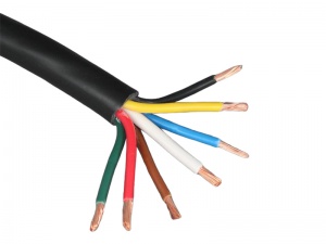 7 Core Thin Wall Trailer Cable - 6 x 16.5A (1.0mm), 1 x 25A (2.0mm)