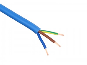 Arctic Grade 3-Core Flexible PVC Mains Cable - 2.5mm 20A - Blue