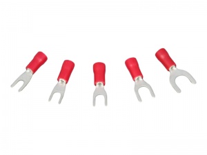Fork Terminals - 0.5 - 1.5mmCable (Red)