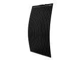 100W Monocrystalline Semi-Flexible Black Solar Panel - Slimline