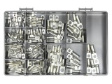 120 Piece Copper Tube Terminal Assortment Kit (6 - 25mm Cable)