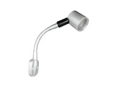 Kurs 12V LED Reading Light 130mm - Matt silver