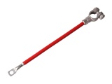 Extra Flexible PVC Battery Lead With 8mm Terminal & Universal Clamp - Red 16mm 110A