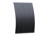 150W Monocrystalline Black Semi-Flexible Fibreglass Solar Panel - Rear Junction Box