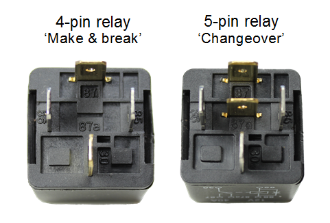 Where is a vehicle's starter relay switch typically located?