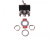 ON/ON Double Pole Toggle Switch With Decal Plate - 30A@12V