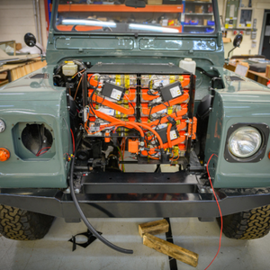 Electric classic on sale cars defender