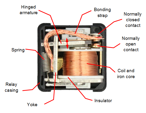 automotive relay 12v 4-poliges relay normally