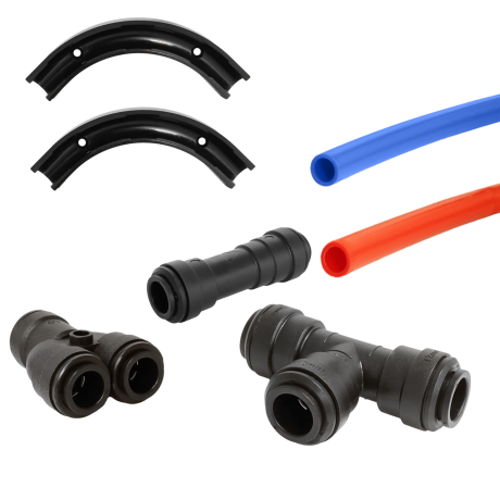 2pcs Push In Speed Fit Tee Connector Valve Caravan Water Fitting John - Foto 8