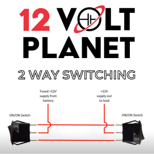 How To Wire a 12V Lighting Circuit With 2 Way Switching