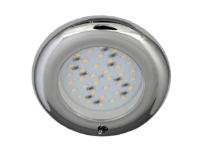 Nova 12V LED Switched Downlight - Plastic With Chrome Finish