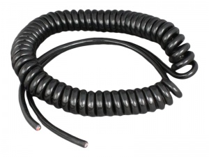 Twin Core Retractable Coiled Cable - 2 x 1.0mm2