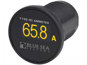 Blue Sea Systems 1732 Mini OLED Ammeter - Yellow