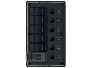 Blue Sea Water-resistant 12v 4 Circuit Breaker Switch Panel 4320-BSS