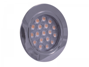 Dimatec Recessed LED 'Touch' Downlight - Chrome (Warm White) - With Memory