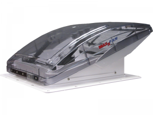 Maxxair Maxxfan Deluxe Roof Fan With Remote - Clear/Tint