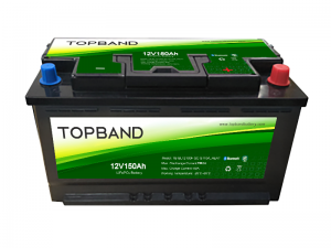 Topband B Series 12.8V 150Ah Lithium Battery With Bluetooth & Heater (DIN Case - Low Height)