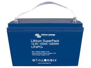 Victron Lithium SuperPack Battery - 12.8V / 100Ah (High Current)