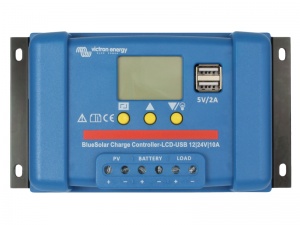 Victron Blue Solar 12/24V 10A PWM Charge Controller (LCD-USB)