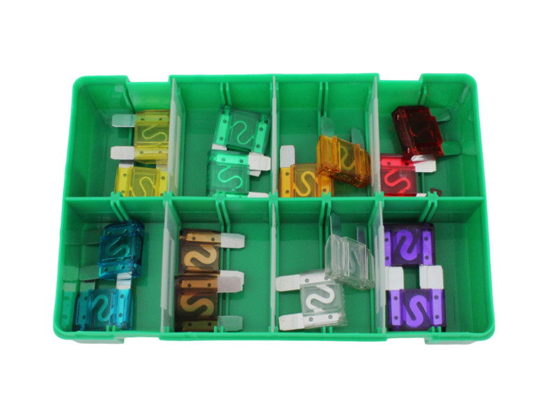 16 Piece Maxi Blade Fuse Assortment Kit 12 Volt