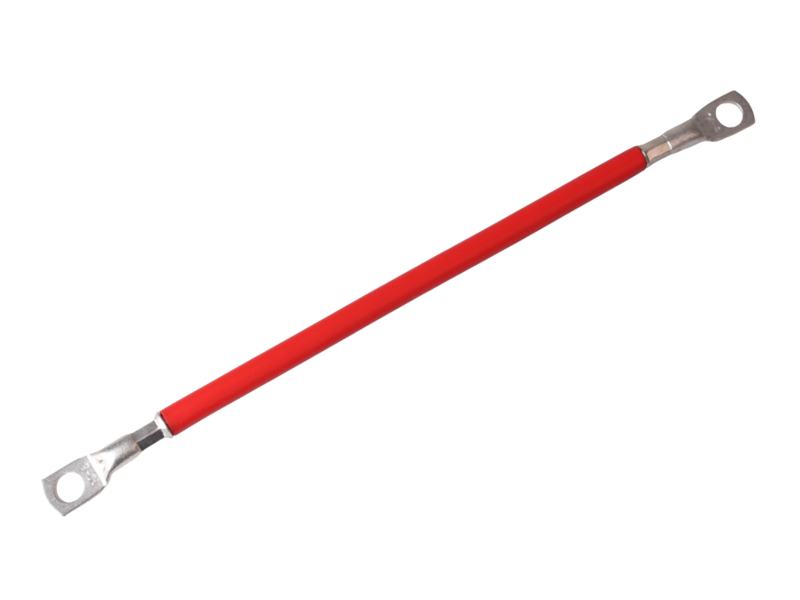 Batterie - Cable Rouge +12v - borne (+) - 16mm2 - long 250mm