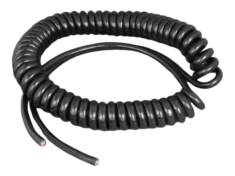 PVC Spiral Cable, Curly Flex, Retractable Flex