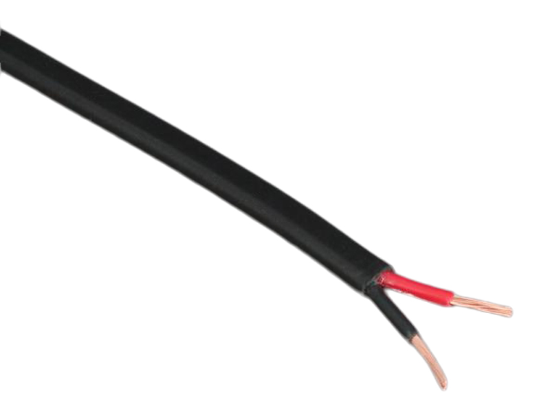 AUTOMOTIVE 12V STRANDED 2 CORE FLAT TWIN THIN WALL RED/BLACK AUTO CABLE WIRE 