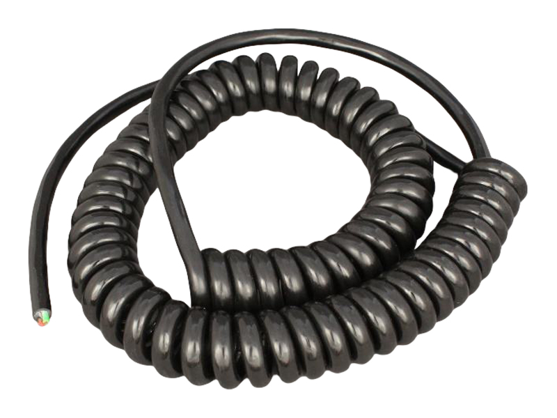 3 Core Retractable Coiled Cable - 1.0mm² | 12 Volt Planet