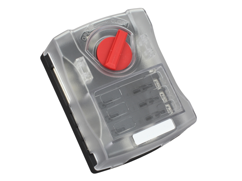 Fuse Box With Common Power & Ground Buses 6-Way | 12 Volt ... fuse box ground 