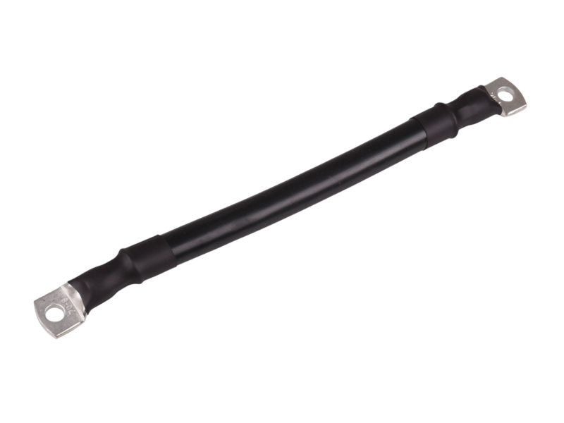 AMC Extra Flexible PVC Battery Lead With 8mm Terminals - Black 70mm 485A