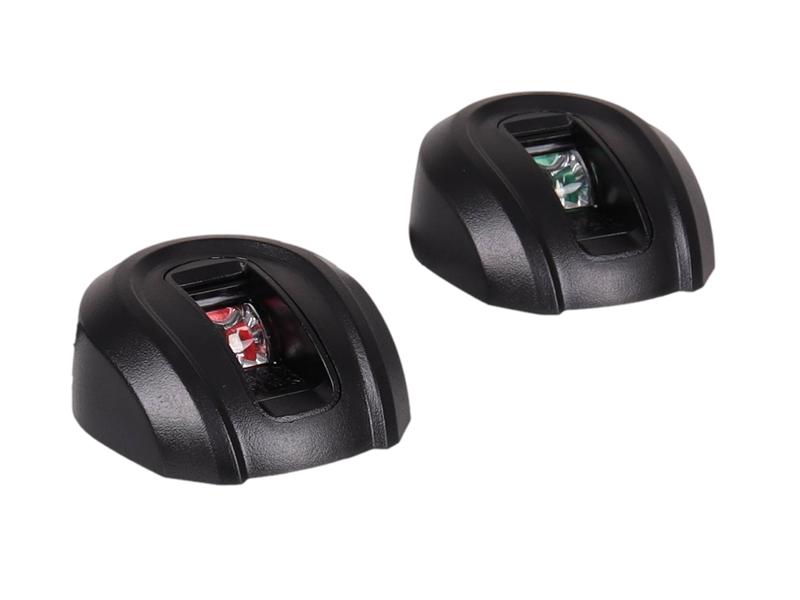 Attwood Light Armor LED Navigation Sidelight Pair Oval Black