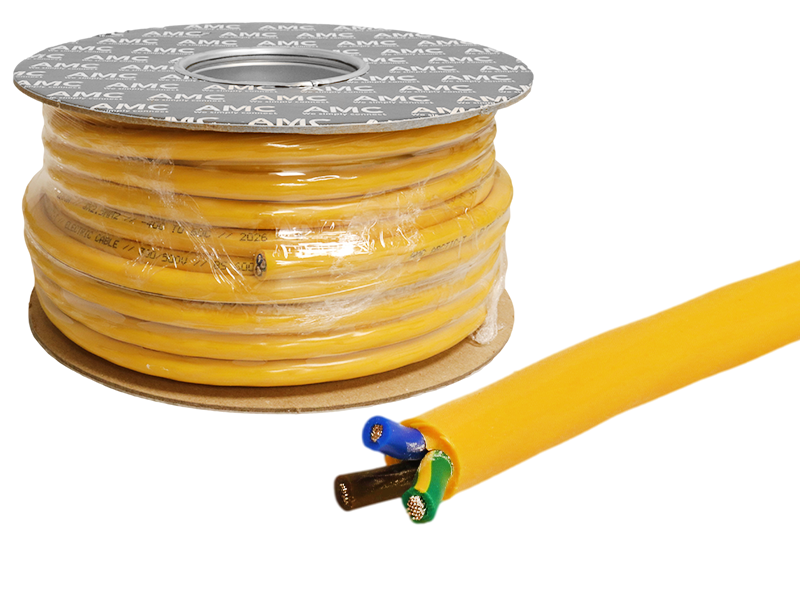AMC Arctic-T 3-Core Flexible Tinned PVC Mains Cable - 2.5mm² 29A ...