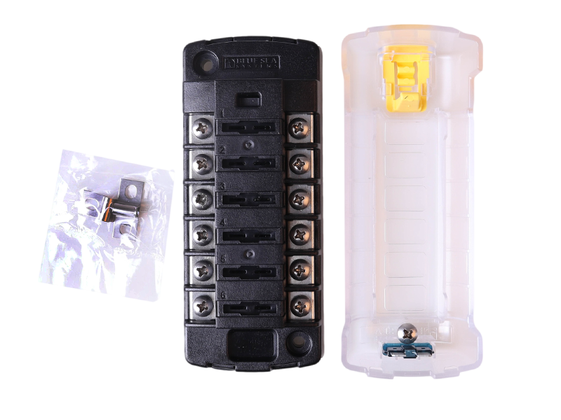 Blue Sea Systems 5035 ST Blade Fuse Block - 6 Independent Circuits With ...