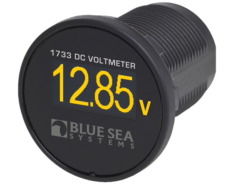 Blue Sea Systems Mini OLED DC Voltmeter 1733