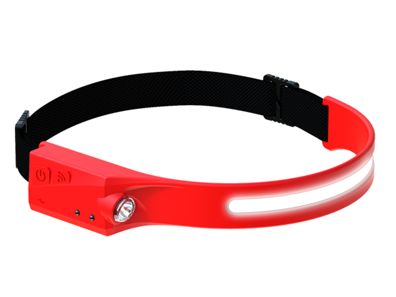 Durite Ultra Light Rechargeable COB LED Head Torch With Motion