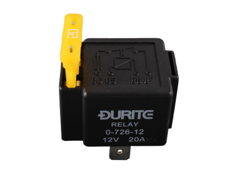 Mini Make & Break Relay 12V 20A With Blade Fuse | 12 Volt Planet