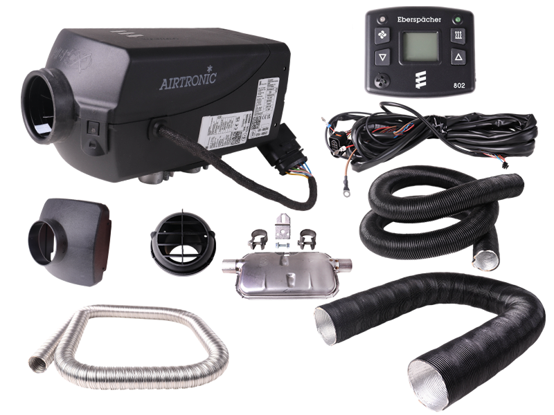 Eberspacher Airtronic D2L Externally Mounted Diesel Heater Kit With 802  Controller For Volkswagen T5/T6