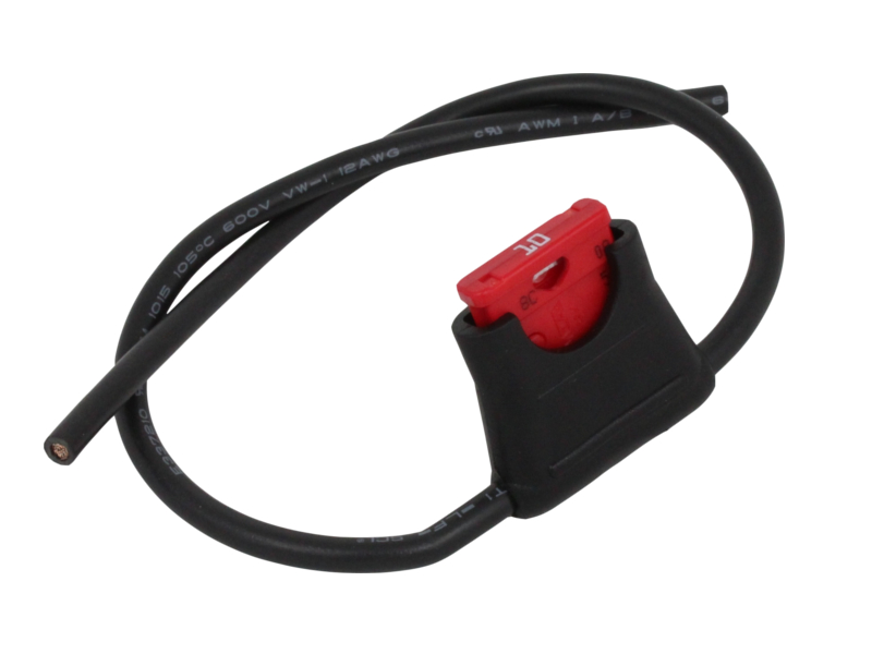 20A Mini Blade Fuse Holder – 12 AWG Waterproof Inline Holder With 10 Fuses, Moisture-Proof, Easy Install