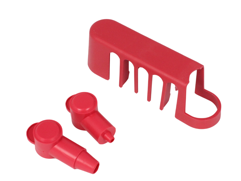Red cover Kit For VTE 120A Tab Terminal Busbar 12 Volt