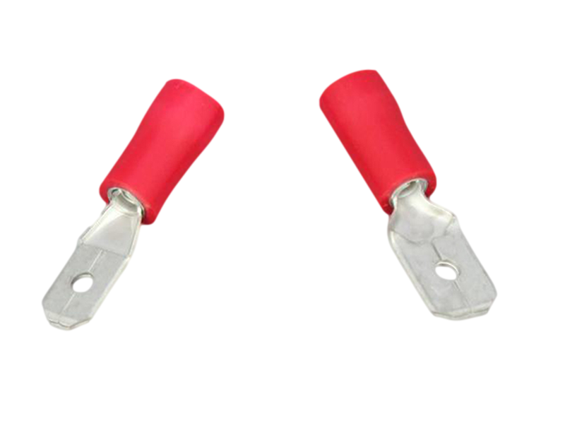 Red Pre-Insulated Male Blade Crimp Terminals | 12 Volt Planet