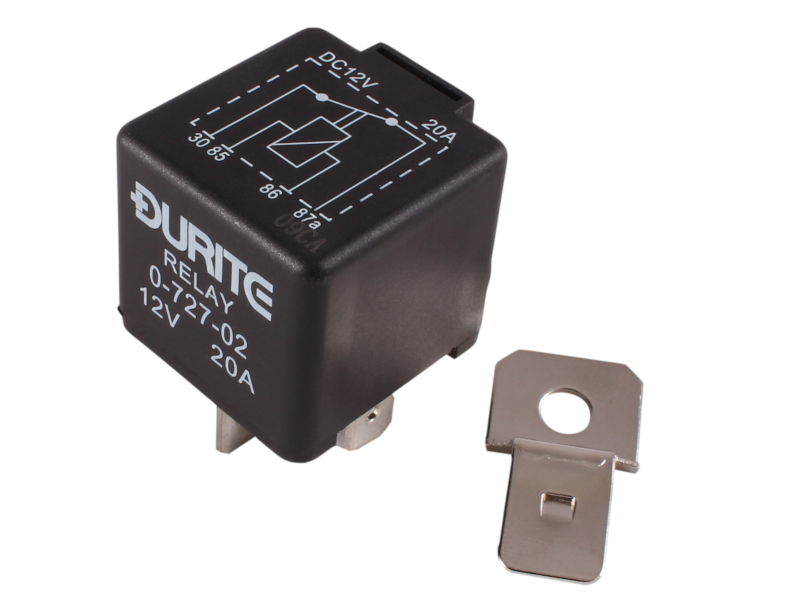 Mini Break & Make Relay - Normally Closed (NC) Contacts, 12V 20A