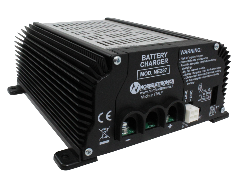 Nordelettronica 12 Volt 21A Batterie Ladegerät Umformer 21A NE287 Woh