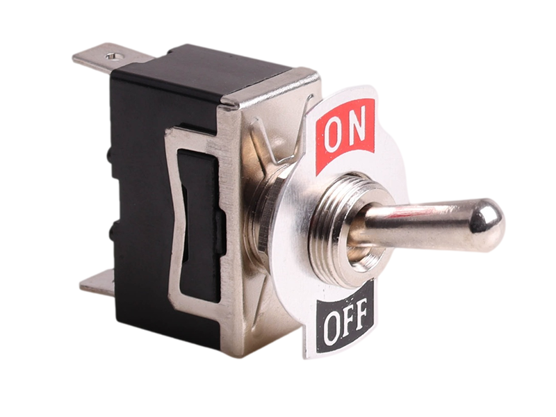 ON/OFF Single Pole Toggle Switch With Decal Plate 30A12V 12 Volt