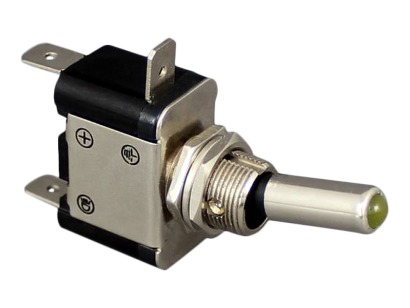 12V 20A 1 Way Toggle Switch Lever Tip Light 12 Volt