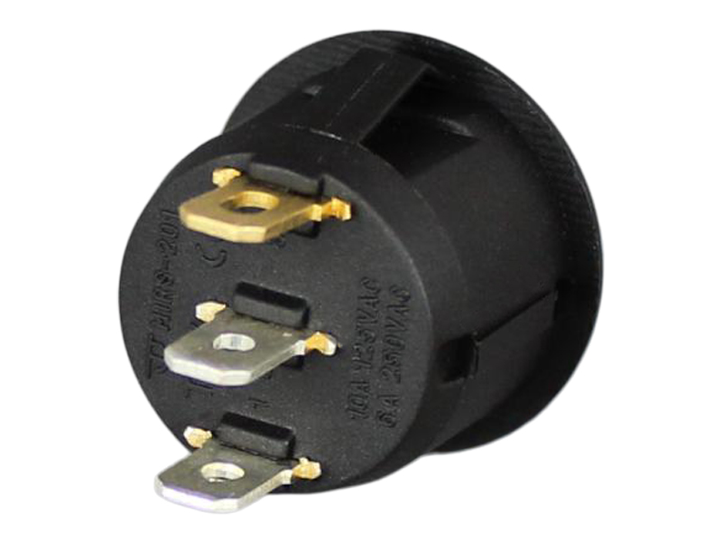 12V 16A 1 Way Round Toggle Switch - Illuminated | 12 Volt Planet
