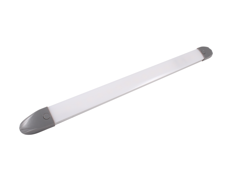12 24V Interior LED Strip Light With Grey End Caps Unswitched