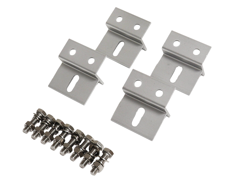 Set of 4 Heavy Duty Aluminium Mouting Brackets For Rigid Framed Solar