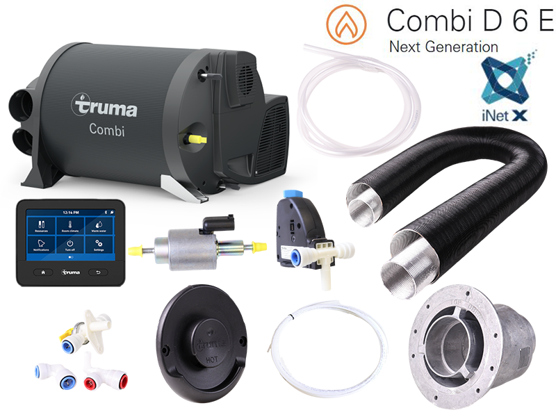 Truma Combi D6E Diesel Electric Air and Hot Water Heater System
