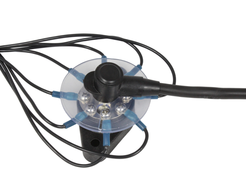 VTE 160A, 8 Point Power Post - 7.9mm Stud - Black | 12 Volt Planet