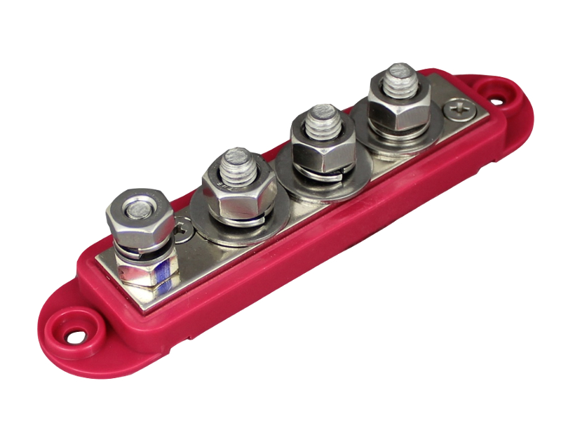210A 4 Point Positive Distribution Block/Busbar 12 Volt